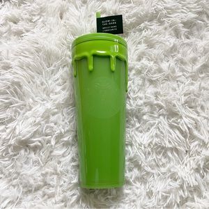 Starbucks Fall 2023 Tumbler Glow in the Dark Cup Green Slime Halloween